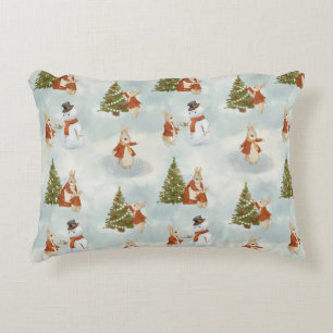 Kerst Peter Rabbit  Accent Kussen