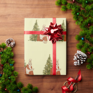 Kerst Peter Rabbit Cadeaupapier