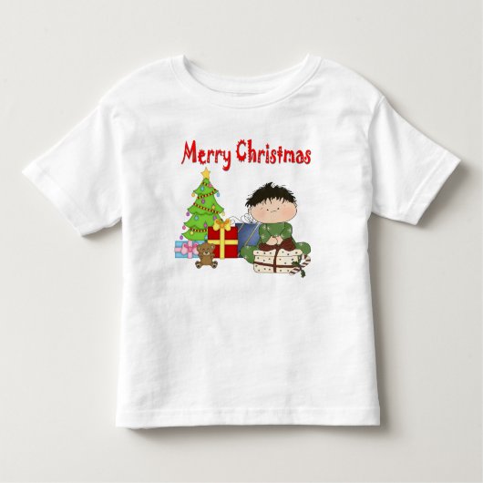 Kerst Peuter Jongen Peuter T-shirt (Voorkant)