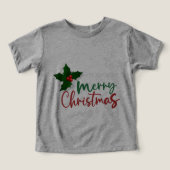 Kerst Peuters Grijs Shirt (Design voorkant)