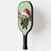 Kerst Pickleball Cheer – Santa Hat & Snowflak Pickleball Paddle (Links)
