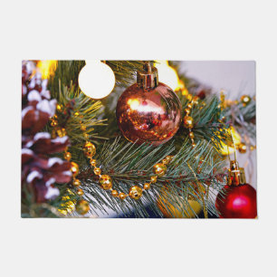 Kerst Pine Bauble en Garland Deurmat