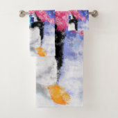 Kerst Pinguïn Badhanddoeken Bad Handdoek (Insitu)