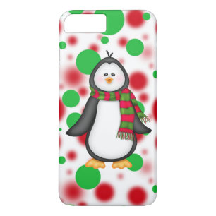 Kerst pinguïn iPhone 7 plus barely there hoes