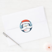 Kerst Pinguïn Mustache Trend Gift Labels (Envelop)