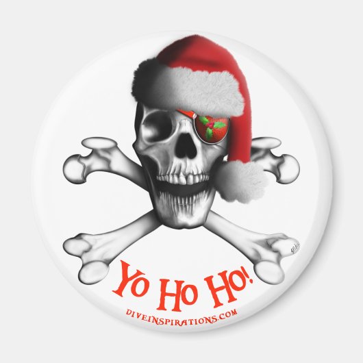 Kerst Pirate magneet (Voorkant)