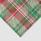 Kerst Plaid Linnen Tissuepapier (Detail)