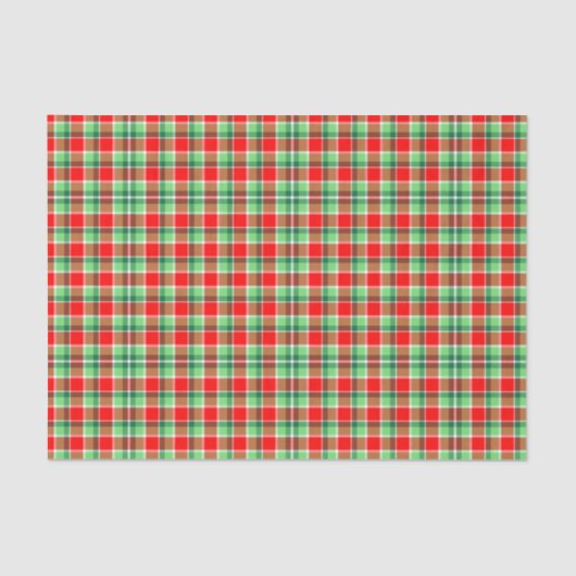 Kerst Plaid tissuepapier (Voorkant)