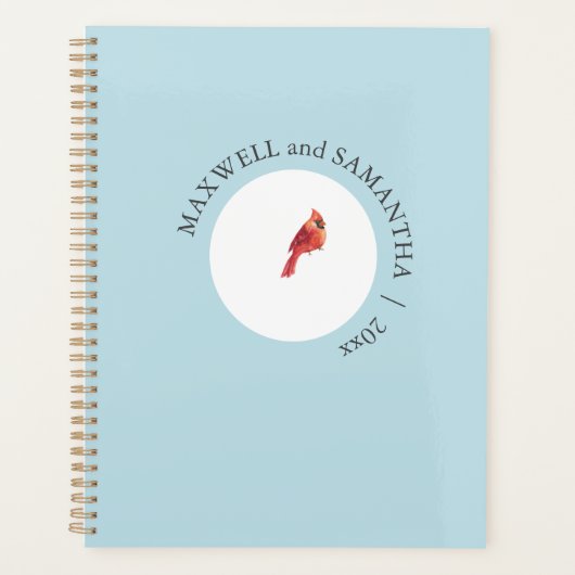 Kerst Planner Waterverf Winter Wonderland (Voorkant)