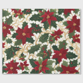 kerst planten galore inpakpapier (Vlak)