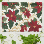 Kerst planten Galore keukenhanddoek (Gevouwen)