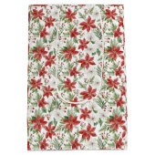 Kerst Poinsettia cadeautas (Achterkant)