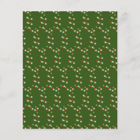 Kerst Poinsettia diner uitnodigt Rode Goud Chic (Achterkant)