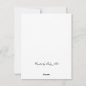 Kerst Poinsettia Feest Uitnodiging (Achterkant)