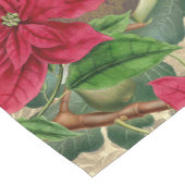 Kerst Poinsettia Greenery Tafelloper (Hoek)