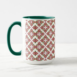 kerst poinsettia koffiemok mok