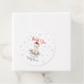 Kerst Polar Beer Baby shower Dank u Bedankjes Labels (In situ)