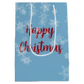 Kerst Polar Beer met poten in hartvorm Medium Cadeauzakje (Achterkant)