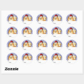 Kerst Pomeranian Gift Labels (Vel)