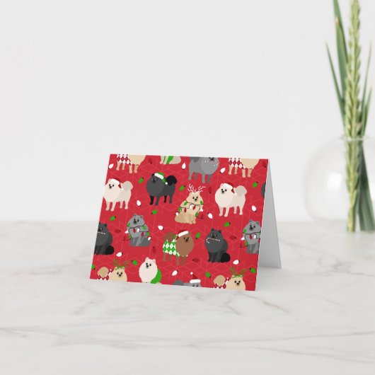 Kerst Pommerijnen Kaart (Voorkant)