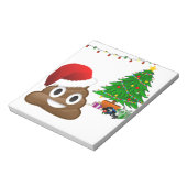 kerst poo emoji notitieblok (Gedraaid)