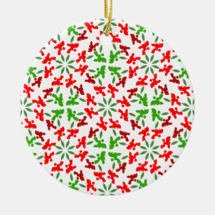 Kerst Poodles Keramisch Ornament