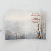 Kerst Prachtige moeder Engels Robin Kaart (Binnen)