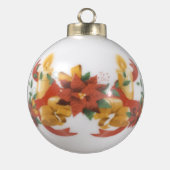 Kerst President James Jimmy Carter Witte Huis Keramische Bal Ornament (Achterkant)
