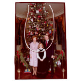 Kerst President James Jimmy Carter Witte Huis Medium Cadeauzakje (Voorkant)