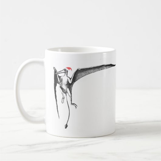Kerst Pterodactyl Koffiemok (Links)