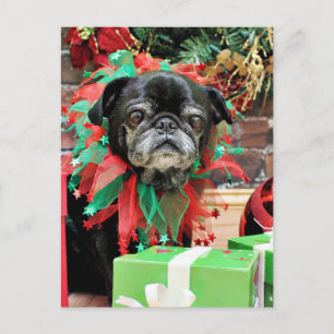 Kerst - Pug - Michaelis Feestdagenkaart