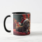 Kerst Pugs Mok (Links)