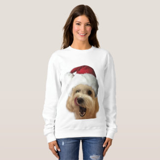 Kerst Puppy Sweatshirt