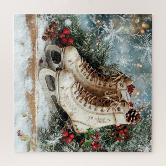 Kerst  puzzel legpuzzel (Horizontaal)