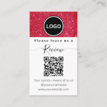 Kerst QR-code | Laat een review achter