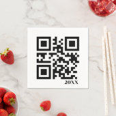 Kerst QR-code Servet (Insitu)
