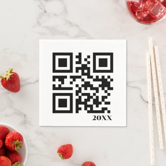 Kerst QR-code Servet (Insitu)
