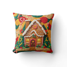 Kerst Quilted Look Gingerbread House