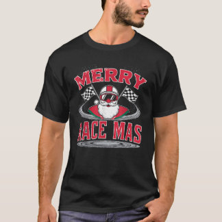 Kerst Racing Merry Racemas Racing Santa Race C T-shirt