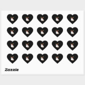 Kerst Ragdoll kat Hart Sticker (Vel)