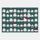 Kerst Ratten Verpakking Papieren Bladen Inpakpapier Vel (Voorkant 3)