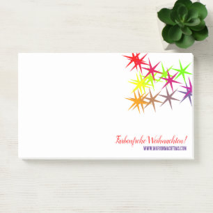 Kerst Regenboog Notities Post-it® Notes