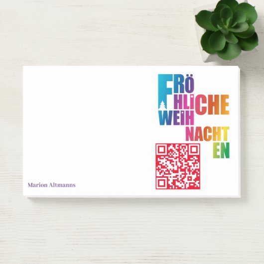 Kerst regenboog notities post-it® notes (Kantoor)