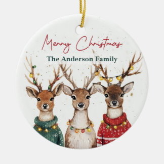 Kerst Reindeer Ornament | Aangepaste Naam