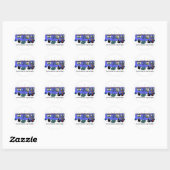 Kerst Reizen RV stickers (Vel)