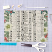 Kerst Religieuze Bladmuziek Tissue Paper Tissuepapier (Craft)