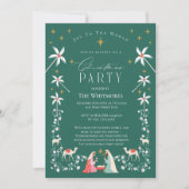 Kerst religieuze kerstfeest kaart (Voorkant)