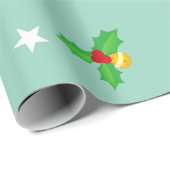 Kerst Rendier Cadeaupapier (Rol Hoek)