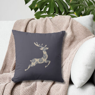 Kerst Rendier Toile Pattern Kussen