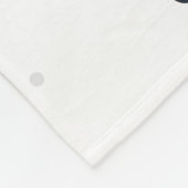 Kerst rendieren Petten rustiek gepersonaliseerd Fleece Deken (Hoek)